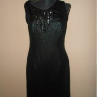 Елегантна черна рокля MAX&Co, снимка 3 - Рокли - 27420513