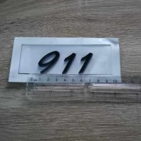 Черна емблема Порше Porsche 911 надпис, снимка 6 - Аксесоари и консумативи - 43956323