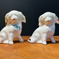 Руски порцеланови фигури на куче, снимка 2 - Антикварни и старинни предмети - 44890916