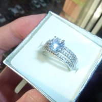 Сребърен пръстен №352, снимка 1 - Пръстени - 43351583
