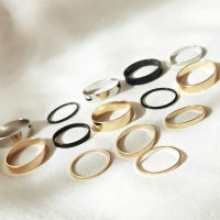 Комплект пръстени „Mix Boho“ 355, снимка 1 - Пръстени - 32555972