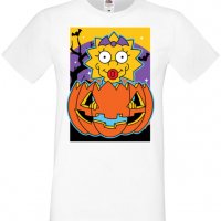 Мъжка тениска The Simpsons Maggie Simpson 03,Halloween,Хелоуин,Празник,Забавление,Изненада,Обичаи,, снимка 2 - Тениски - 38137468