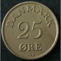 25 оре 1948, Дания, снимка 1 - Нумизматика и бонистика - 28379122