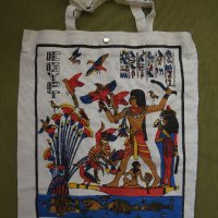 Оригинална египетска текстилна чанта торба Tote Bag НОВА, снимка 1 - Чанти - 37020602