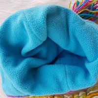Детска зимна шапка Бухалче, снимка 3 - Шапки, шалове и ръкавици - 26999206