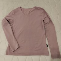 Блуза-трико с еластан , снимка 1 - Блузи с дълъг ръкав и пуловери - 37861589