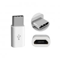 Адаптар за телефон от Micro USB към USB type-C, снимка 4 - USB кабели - 22620355