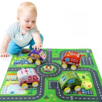 Комплект бебе килим и меки коли, снимка 5 - Образователни игри - 43152256