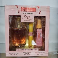 Подаръчен сет Sensation For Women Exclusive Collection Eau De Parfum 50ml , снимка 1 - Дамски парфюми - 43200495