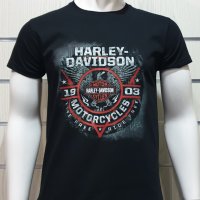 Нова мъжка тениска с дигитален печат MOTOR HARLEY DAVIDSON, мотори, снимка 9 - Тениски - 28933590