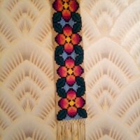 Стара плетена декорация, снимка 1 - Колекции - 32587656