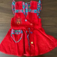 Джинсова рокля, снимка 1 - Детски рокли и поли - 40330716