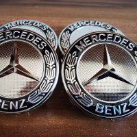 Капачки за джанти Mercedes/Мерцедес 75мм, снимка 1 - Аксесоари и консумативи - 40129891