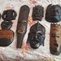 Дървени маски за стена ретро декор дърворезба, снимка 7 - Декорация за дома - 43743666