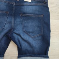 Мъжки къси дънки Rebel размер M/L, снимка 5 - Къси панталони - 43143906