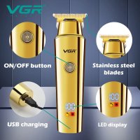 VGR V-947 Професионален безжичен акумулаторен тример за коса и брада , снимка 2 - Друга електроника - 43164903