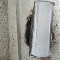 Нова чанта сив металик , снимка 6 - Чанти - 42976747