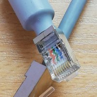 Патч кабел Patch cable RJ45 щепсели-0,50м., снимка 4 - Кабели и адаптери - 36848265