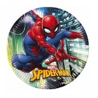 Спайдърмен SPİDERMAN 8 бр големи парти чинии чинийки, снимка 1 - Чинии - 40182744