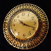 Richter W.Germany,стенен часовник,позлата. , снимка 9 - Антикварни и старинни предмети - 33186785