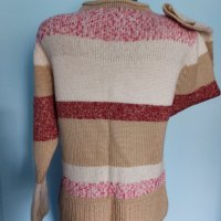 Пъстър дамски пуловер "John Lord"original brand, снимка 4 - Блузи с дълъг ръкав и пуловери - 16230415