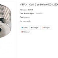 Virax 252611 28мм - Разширителна глава за експандер, снимка 4 - Други инструменти - 43853704