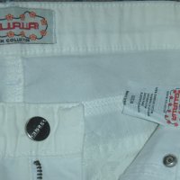 100% памучни бели вталени панталони тип 3/4 с много практични джобове, снимка 7 - Панталони - 33016753