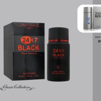 24x7 Black Pour Homme, снимка 1 - Мъжки парфюми - 43474708