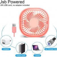 Нов портативен настолен вентилатор за охлаждане USB за бюро Безшумен , снимка 3 - Други стоки за дома - 40088511