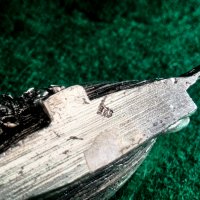 Миниатюрна сребърна рибарска лодка -Подарък за РИБАР, снимка 7 - Други ценни предмети - 37332077