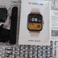 Нов Смарт Часовник Smart Watch Simson Lab 1,44" цветен екран Full Touch Dial Bluetooth разговори, снимка 3 - Смарт гривни - 43203364