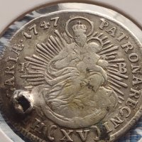 Сребърна монета 15 кройцера 1747г. Мария Терезия Кремниц Унгария 13755, снимка 13 - Нумизматика и бонистика - 42999810