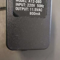 AC Адаптер  11,5VAC    800mA, снимка 1 - Кабели и адаптери - 40435743