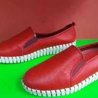Английски дамски мокасини естествена кожа-2 цвята, снимка 3 - Дамски ежедневни обувки - 28412321