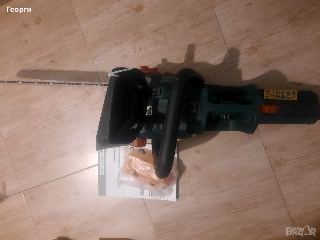 чисто нов акумулаторен моторен трион Parkside Парксайд PKSA 40 LI B2 , снимка 1