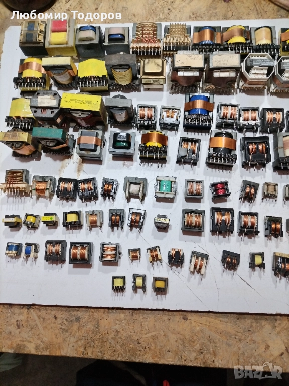 Трансформатори 100 броя различни , снимка 1
