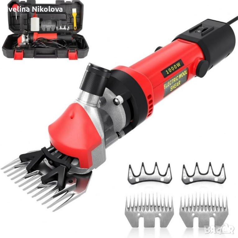 Електрическа машинка за стригане на овце и кози PAT JULIMG – 1000W, 6 скорости, професионални острие, снимка 1