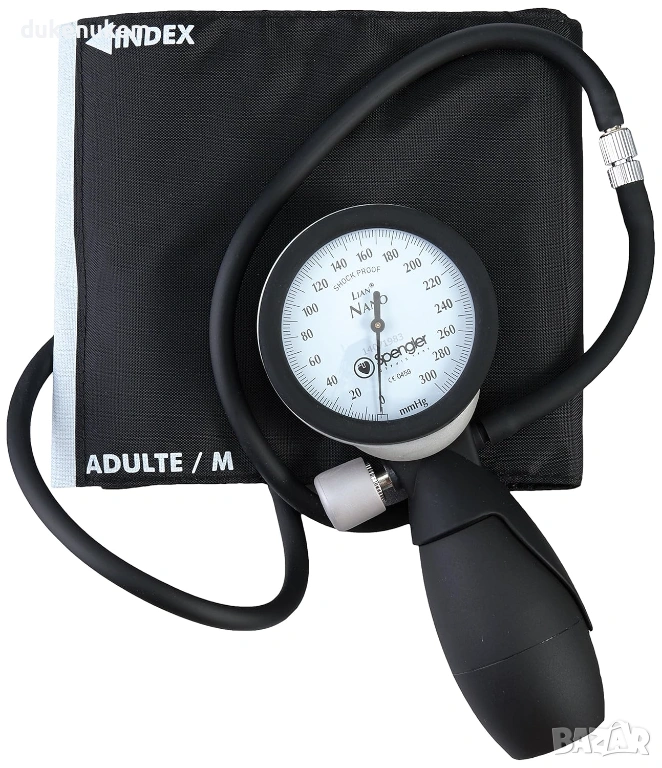 Механичен апарат за кръвно налягане за възрастни (M), снимка 1