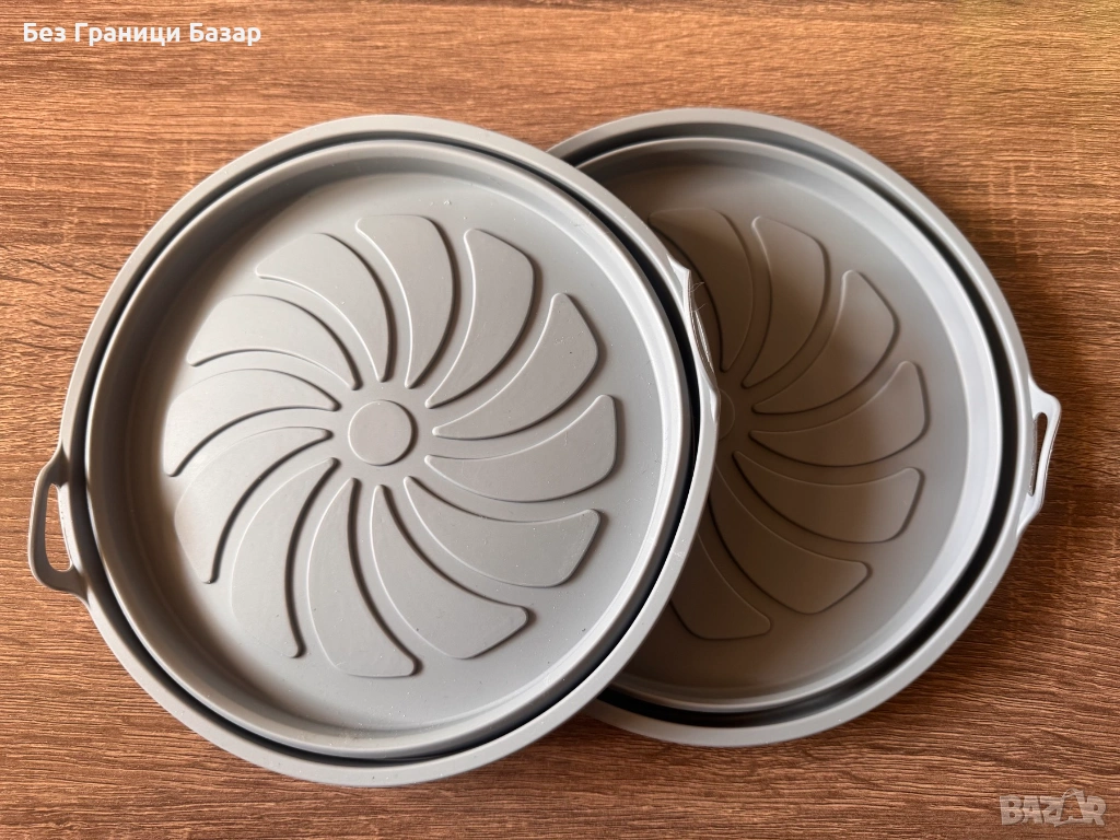 Нови Подложки за air fryer от силикон с дръжки за многократна употреба Въздушен фритюрник, снимка 1