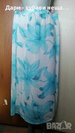 Елегантна пола от шифон, с подплата🍀❤XL,2XL❤🍀арт.4275, снимка 1