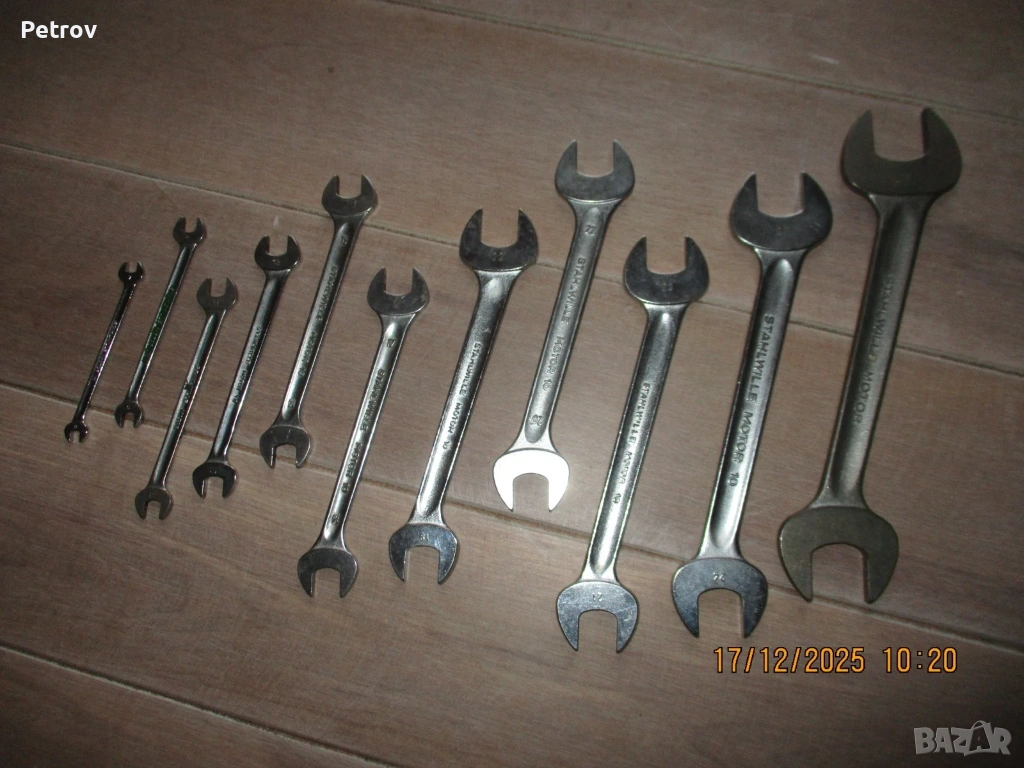 STAHLWILLE MOTOR 10 - MADE IN GERMANY - 11 броя Комплект PROFI ВИСОКОКАЧЕСТВЕННИ Гаечни ключове 6-32, снимка 1
