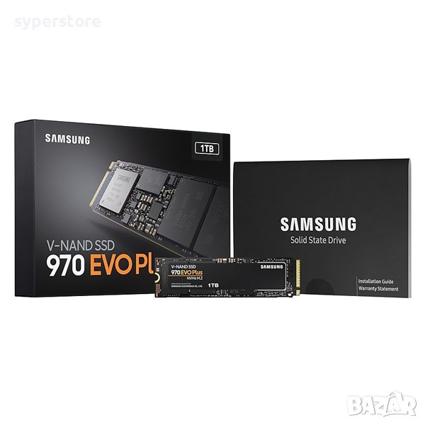 SSD твърд диск,  1TB, Samsung 970 EVO Plus, SS300447, снимка 1