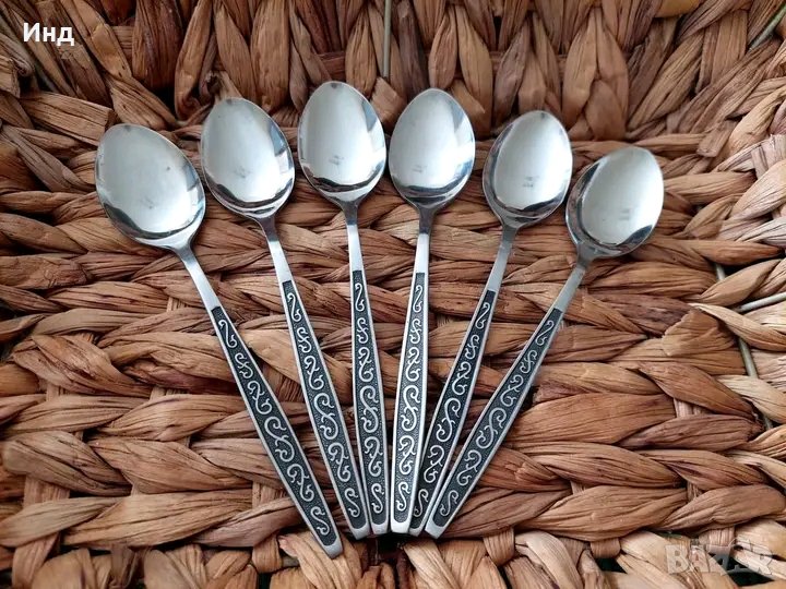 Лъжички за кафе и чай с орнаменти, снимка 1