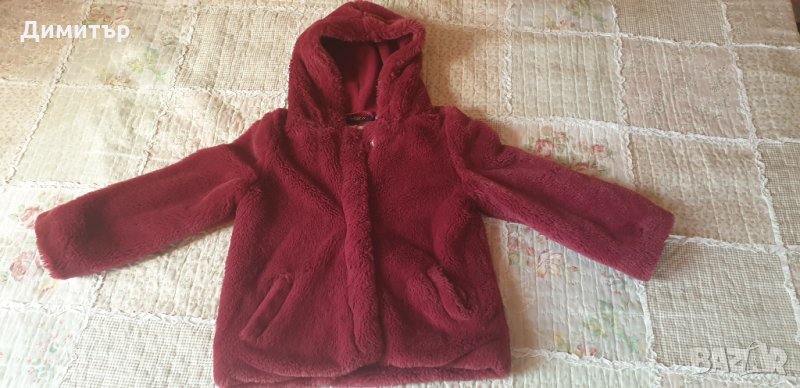Детско яке-палто за момиче Knot So Bad - размер 116 см / 6 г., снимка 1