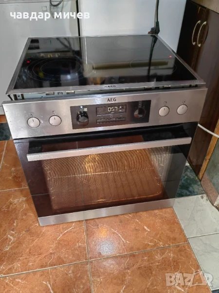 Фурна с плот за вграждане AEG , снимка 1