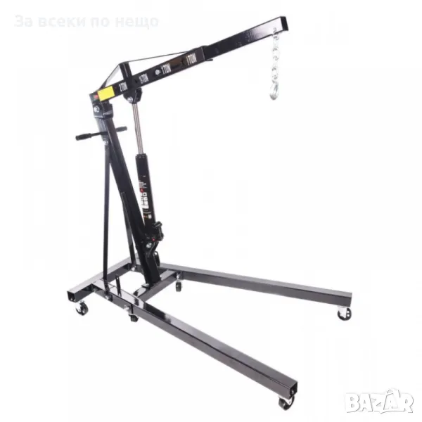 Хидравличен, сгъваем кран за двигатели тип жираф 2 тона RockForce, снимка 1