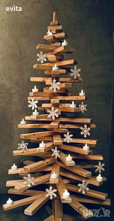 Големи ръчно изработени елхички – за празничен уют с характер!, снимка 1