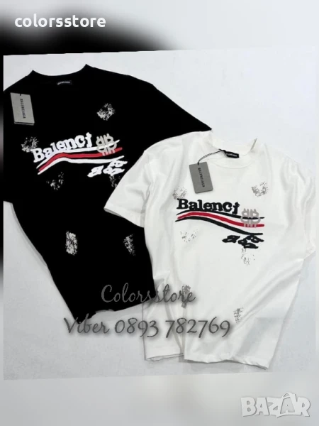 Мъжка бяла тениска Balenciaga/IM092, снимка 1