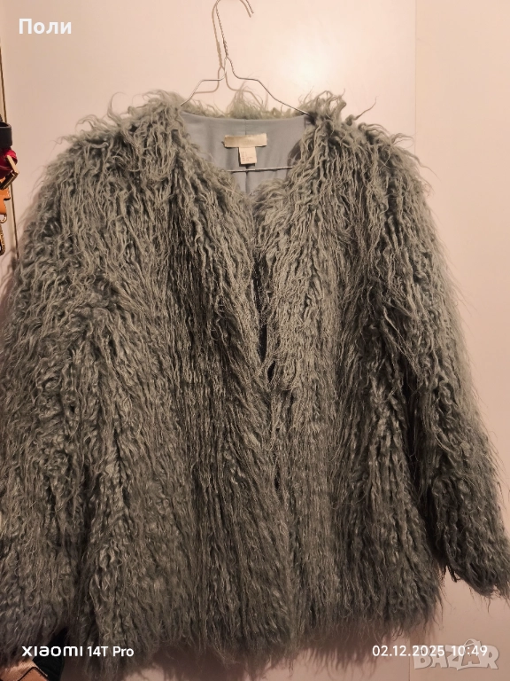 Рошаво палто имитация на вълна, снимка 1