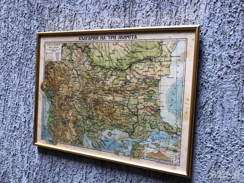 Стара карта България на три моретакопие в Картини в гр. Генерал Тошево ID10436160 — Bazar.bg